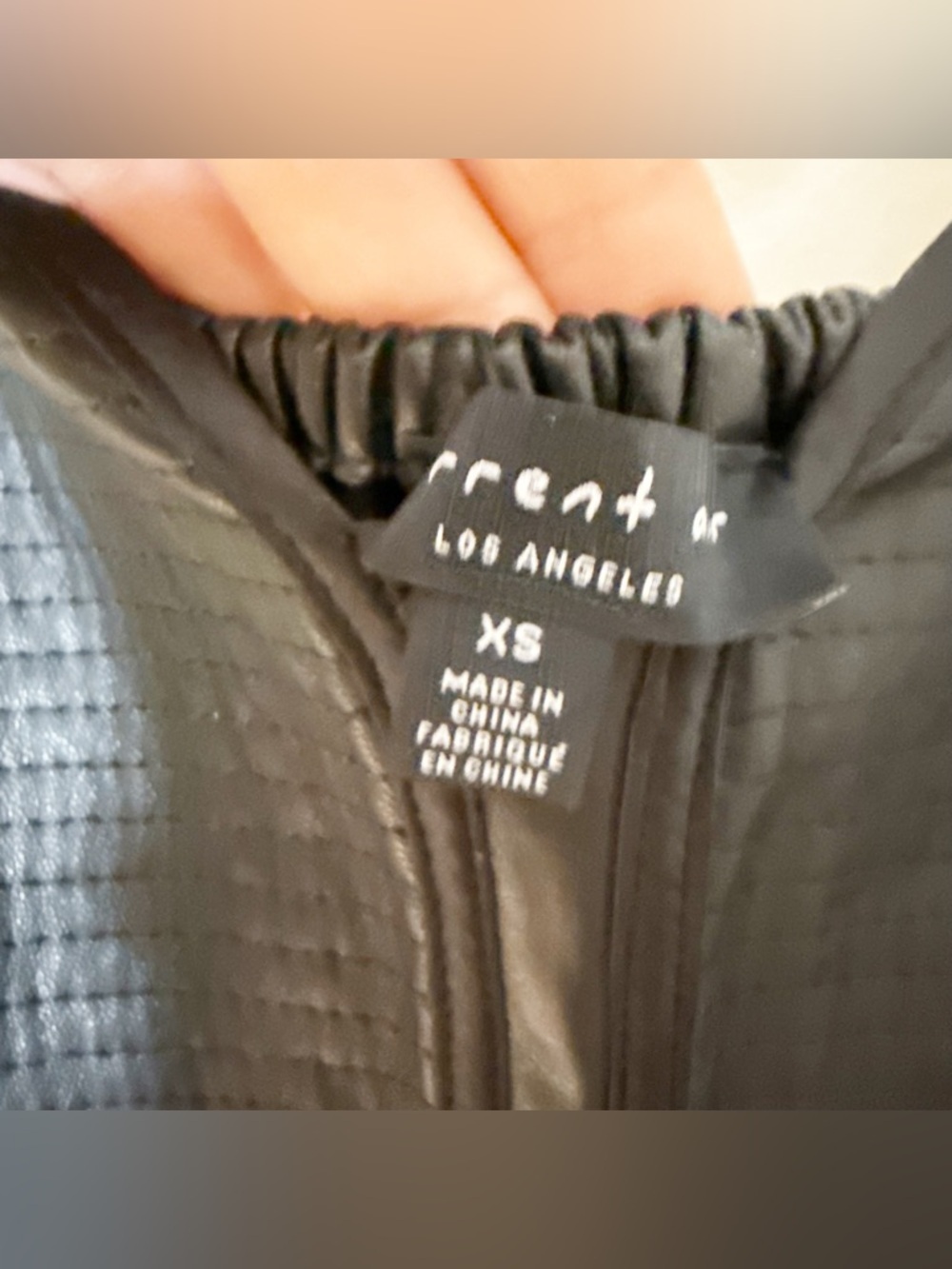 Current Air Los Angeles Midi Dress | Faux Leather Smoked | XS - Picture 8 of 13